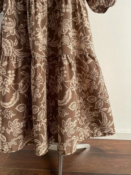 Boheme Junction Plus Size Dresses PLUS SIZE Samira Maxi Dress - Chocolate