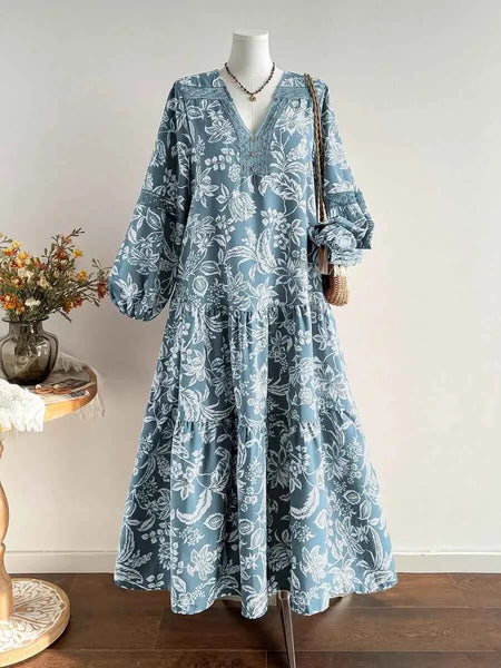 pale blue plus size dress Women's Sadie Tank - The flared skirt adds a playful touch PLUS SIZE Samira Maxi Dress
