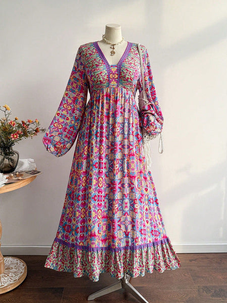 PLUS SIZE Talulla Maxi Dress-Plus Size Dresses- Boheme Junction