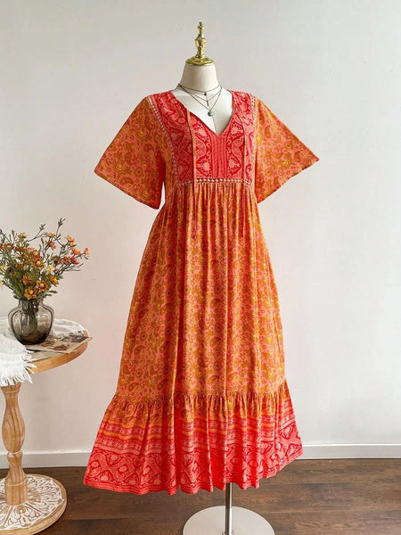 Boheme Junction Plus Size Dresses PLUS SIZE Victoria Maxi Dress - Orange