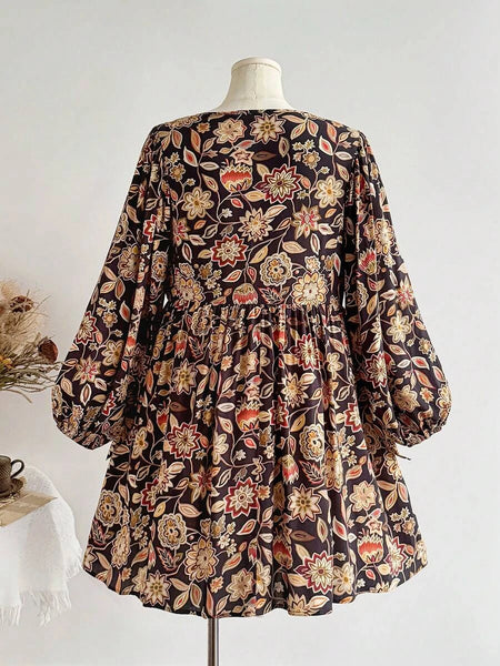 PLUS SIZE Wanda Mini Dress-Plus Size Dresses- Boheme Junction