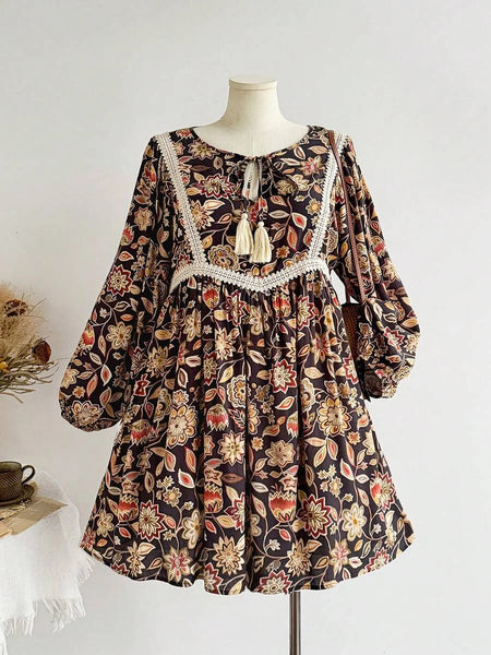 PLUS SIZE Wanda Mini Dress-Plus Size Dresses- Boheme Junction