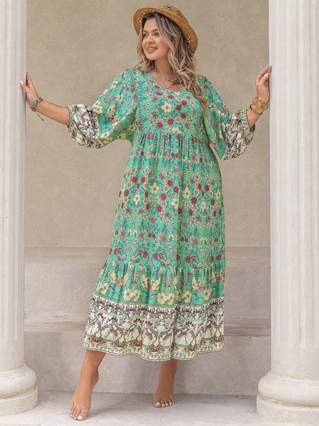 PLUS SIZE Xavier Maxi Dress | LAST SIZES-Dress- Boheme Junction