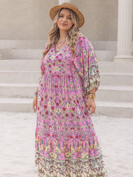 PLUS SIZE Xavier Maxi Dress | LAST SIZES-Dress- Boheme Junction