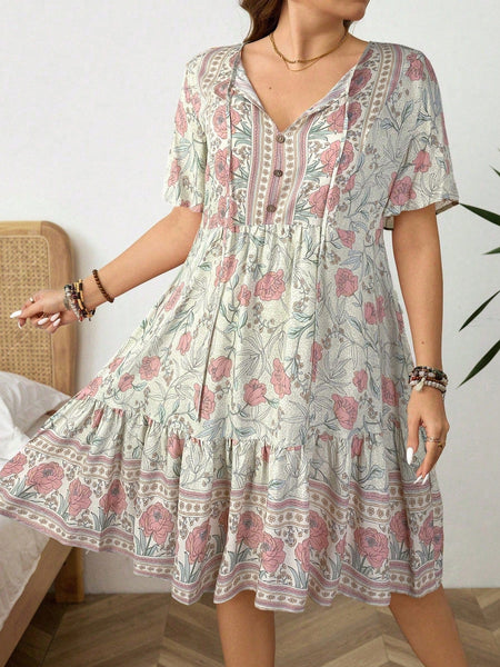 PLUS SIZE Zelda Maxi Dress - Mint-Plus Size Dresses- Boheme Junction