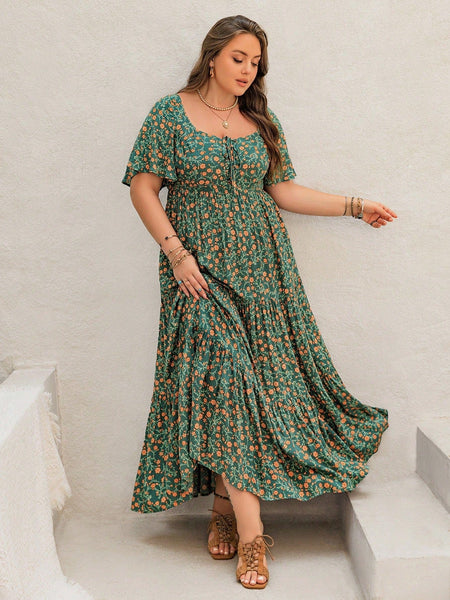 PLUS SIZE Ziggy Maxi Dress-Plus Size Dresses- Boheme Junction