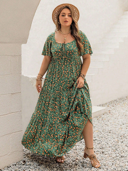 PLUS SIZE Ziggy Maxi Dress-Plus Size Dresses- Boheme Junction
