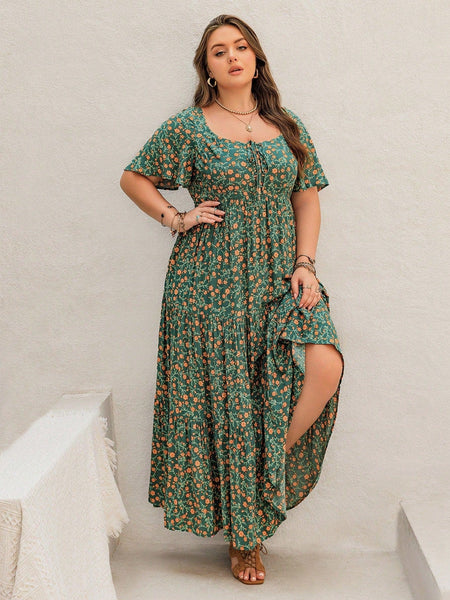 PLUS SIZE Ziggy Maxi Dress-Plus Size Dresses- Boheme Junction