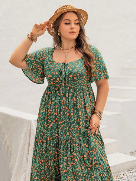 PLUS SIZE Ziggy Maxi Dress-Plus Size Dresses- Boheme Junction
