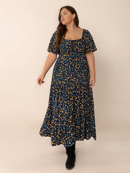 PLUS SIZE Ziggy Maxi Dress - Navy | LAST SIZES-Plus Size Dresses- Boheme Junction
