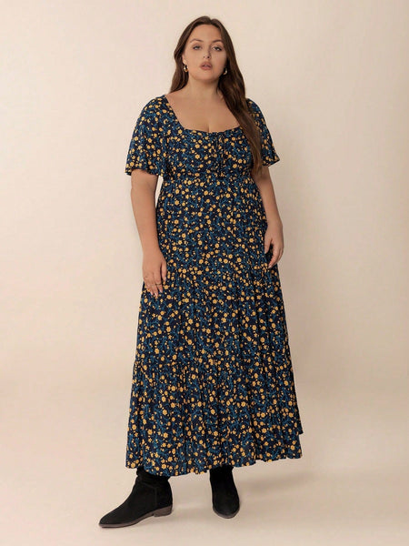 PLUS SIZE Ziggy Maxi Dress - Navy | LAST SIZES-Plus Size Dresses- Boheme Junction
