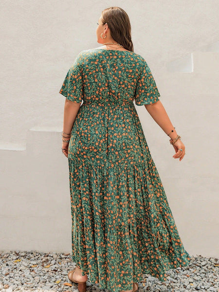 PLUS SIZE Ziggy Maxi Dress - White-Plus Size Dresses- Boheme Junction