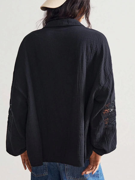 SAHARA Top - Black-Women Tops, Blouses & Tee- Boheme Junction