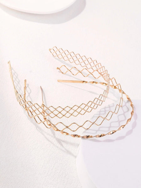 SANDRA Headband Set - Gold- Boheme Junction