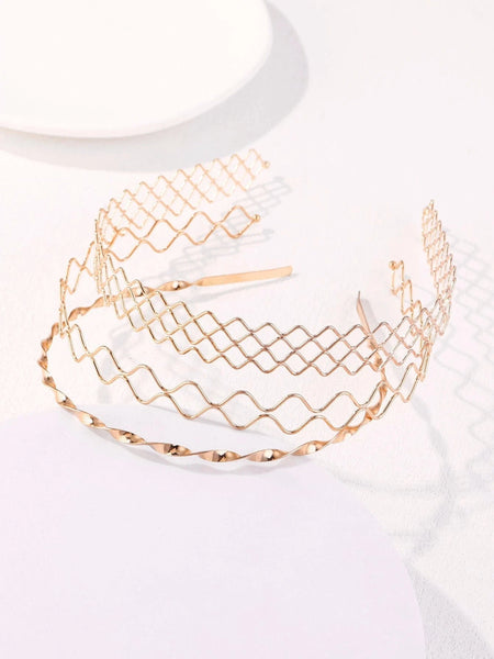 SANDRA Headband Set - Gold- Boheme Junction