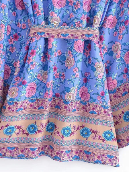SELENA Kimono - Purple-Kimono- Boheme Junction