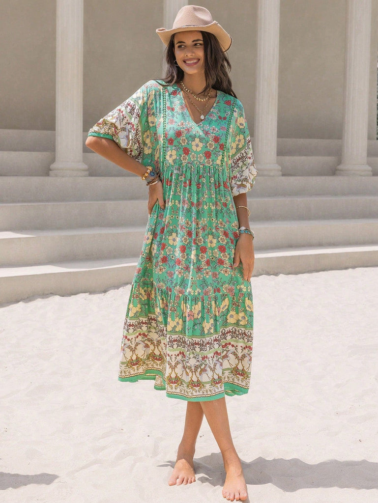 boheme junction Women Long Dresses SUNNY Midi Dress
