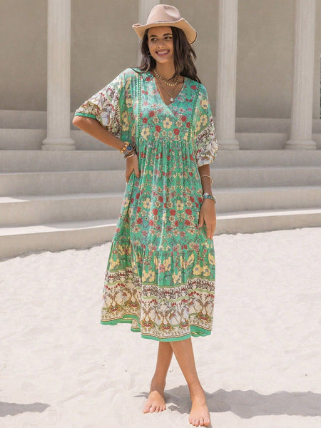 boheme junction Women Long Dresses SUNNY Midi Dress