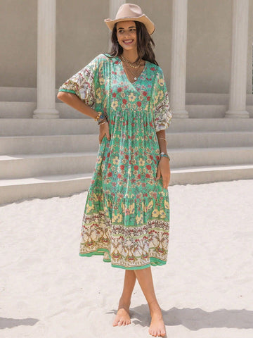 boheme junction Women Long Dresses SUNNY Midi Dress