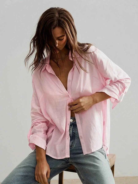 TARA Top - Pink-Women Tops, Blouses & Tee- Boheme Junction