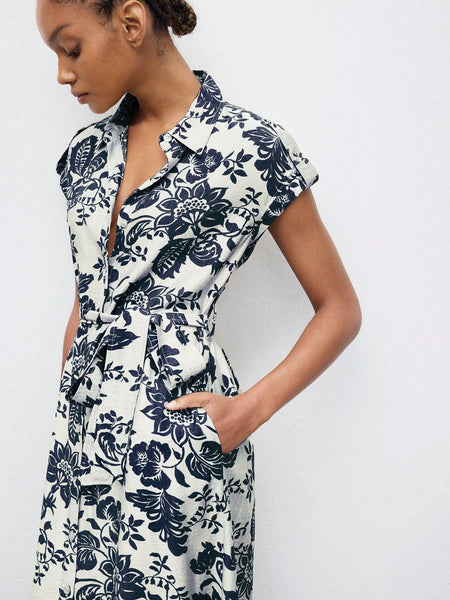 VERONICA Maxi Dress - Navy-Women Long Dresses- Boheme Junction