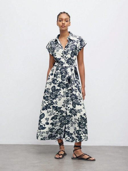 VERONICA Maxi Dress - Navy-Women Long Dresses- Boheme Junction