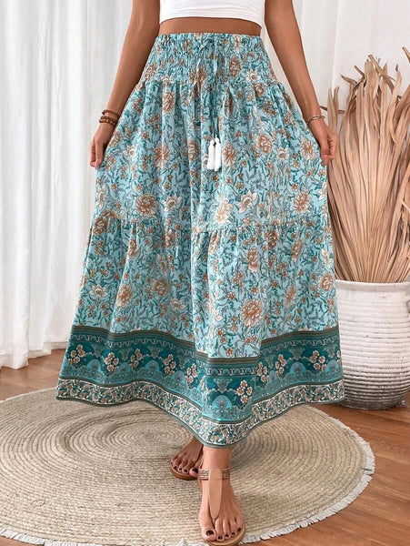VIDA Maxi Skirt | LAST ONE-Women Bottoms- Boheme Junction