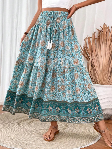 VIDA Maxi Skirt | LAST ONE-Women Bottoms- Boheme Junction