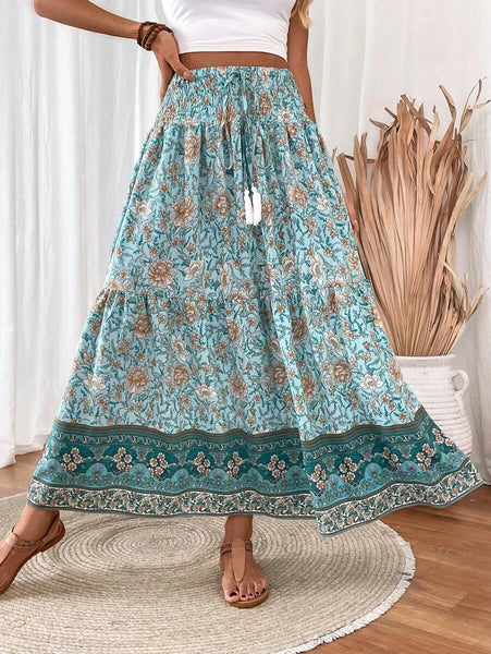 VIDA Maxi Skirt | LAST ONE-Women Bottoms- Boheme Junction