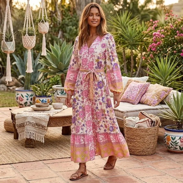 boheme junction dress WILLOW Maxi Dress - Pink