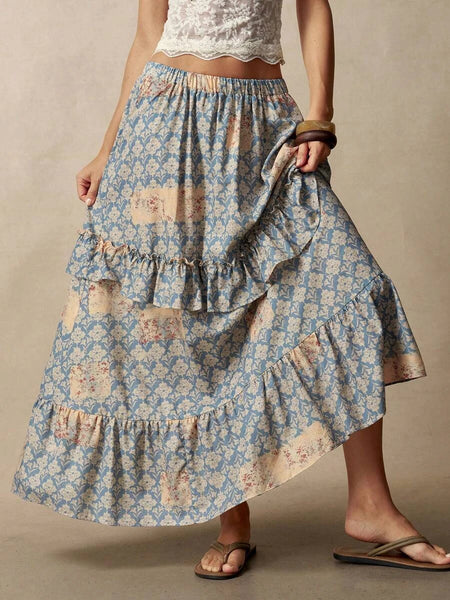 ZARIA Maxi Skirt-Women Bottoms- Boheme Junction