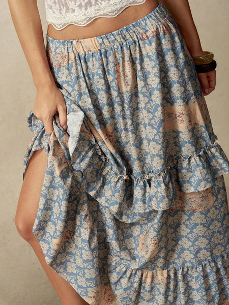 ZARIA Maxi Skirt-Women Bottoms- Boheme Junction