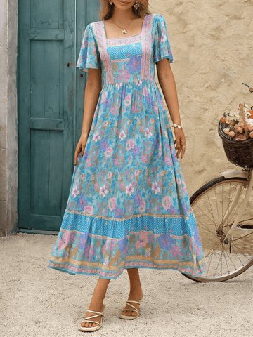 ZOLA Maxi Dress - Floral-Women Long Dresses- Boheme Junction