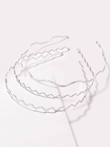 KAILIN Headband Set - Silver-Hair Headband- Boheme Junction