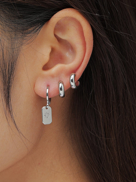 HAYLEY Sleeper Earring Set 4 Pieces-Earrings- Boheme Junction