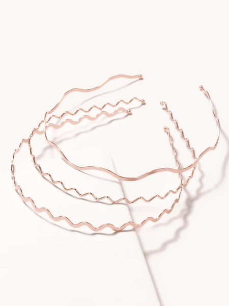 KAILIN Headband Set - Rose Gold-Hair Headband- Boheme Junction
