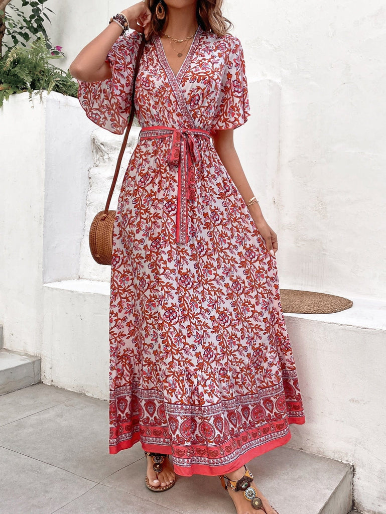 MILLIE Maxi Dress - Pink | Boho Gypsy Dress Australia | BOHEME JUNCTION