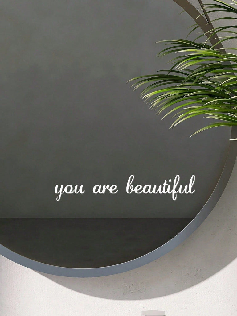 You are Beautiful - Affirmation Mirror Sticker-Affirmation Sticker- Boheme Junction