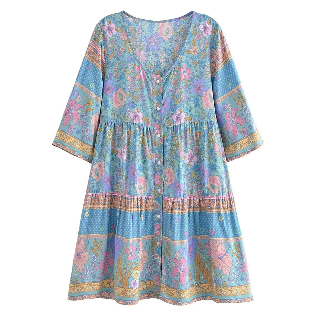 BIANCHI Mini Dress | Boho Gypsy Dresses Australia | BOHEME JUNCTION
