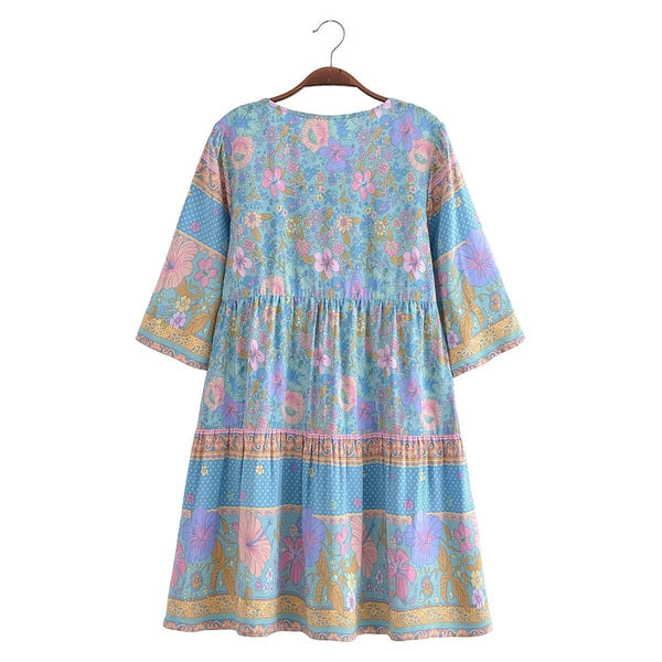 BIANCHI Mini Dress-Dress- Boheme Junction