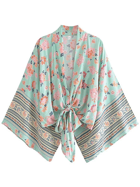 CABO Cropped Kimono-Kimono- Boheme Junction