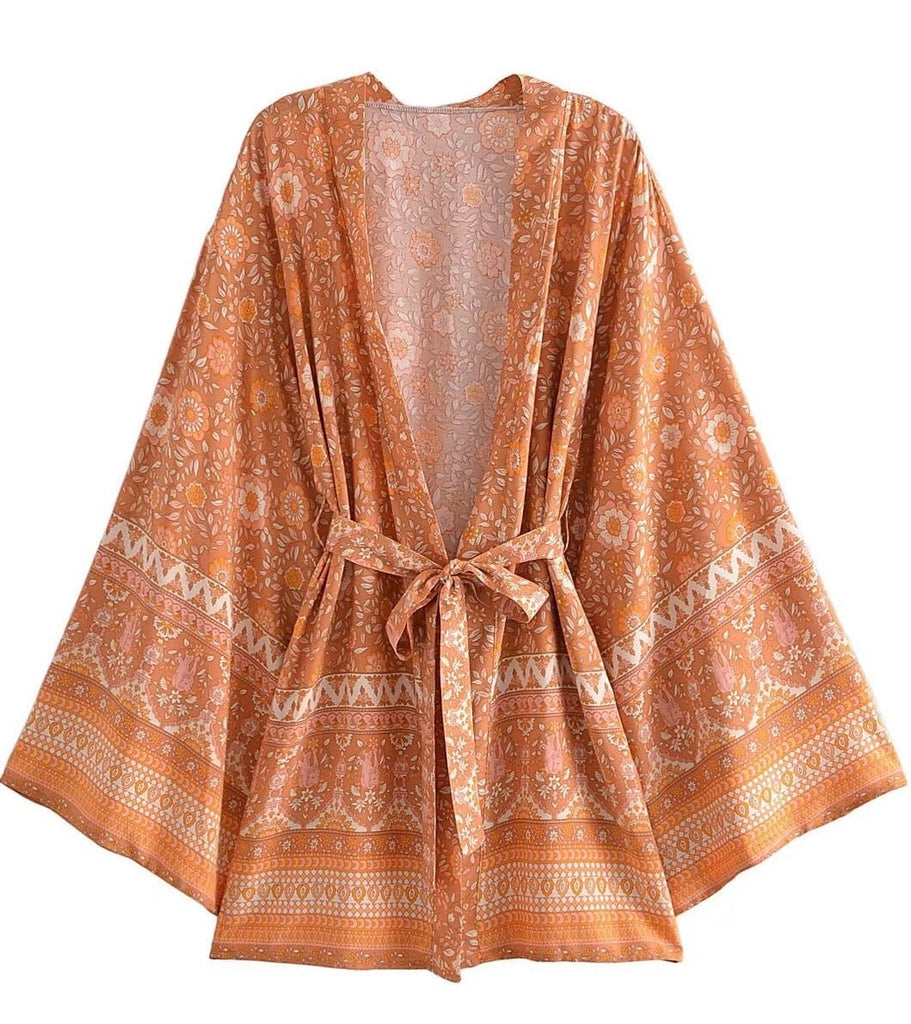 L-Peach lange, ruimvallende boho kimono voor dames, lounge-wear oversized kaftan strandjurk cover-up badjas, A donkergroen, Eén maat L-Peach lange, ruimvallende boho kimono voor dames, lounge-wear oversized kaftan strandjurk cover-up badjas, A donkergroen, Eén maat