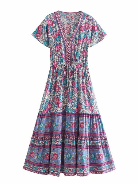 DEMI Midi Dress | ONE LEFT-Dress- Boheme Junction