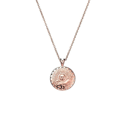 EGYPTIAN Medallion Necklace - Rose Gold-Necklace- Boheme Junction
