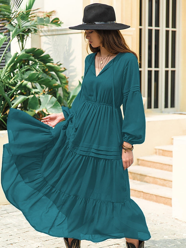 Teal maxi dress Clearance