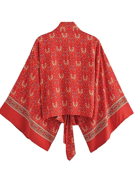HARRIETTE Cropped Kimono-Kimono- Boheme Junction