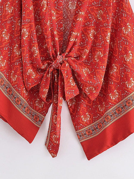 HARRIETTE Cropped Kimono-Kimono- Boheme Junction