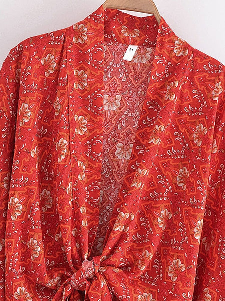 HARRIETTE Cropped Kimono-Kimono- Boheme Junction
