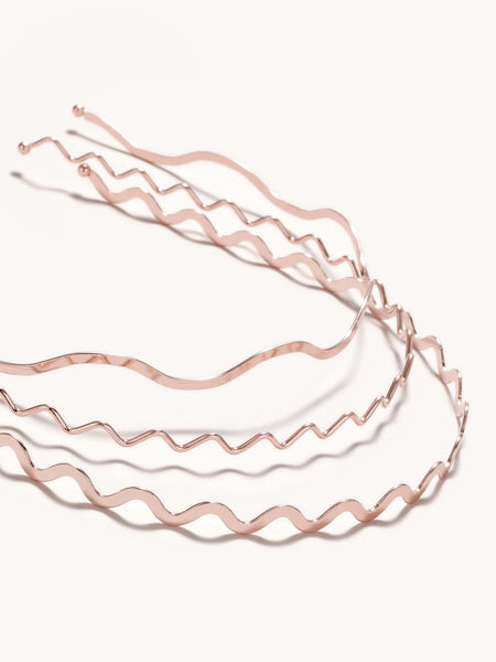 KAILIN Headband Set - Rose Gold-Hair Headband- Boheme Junction