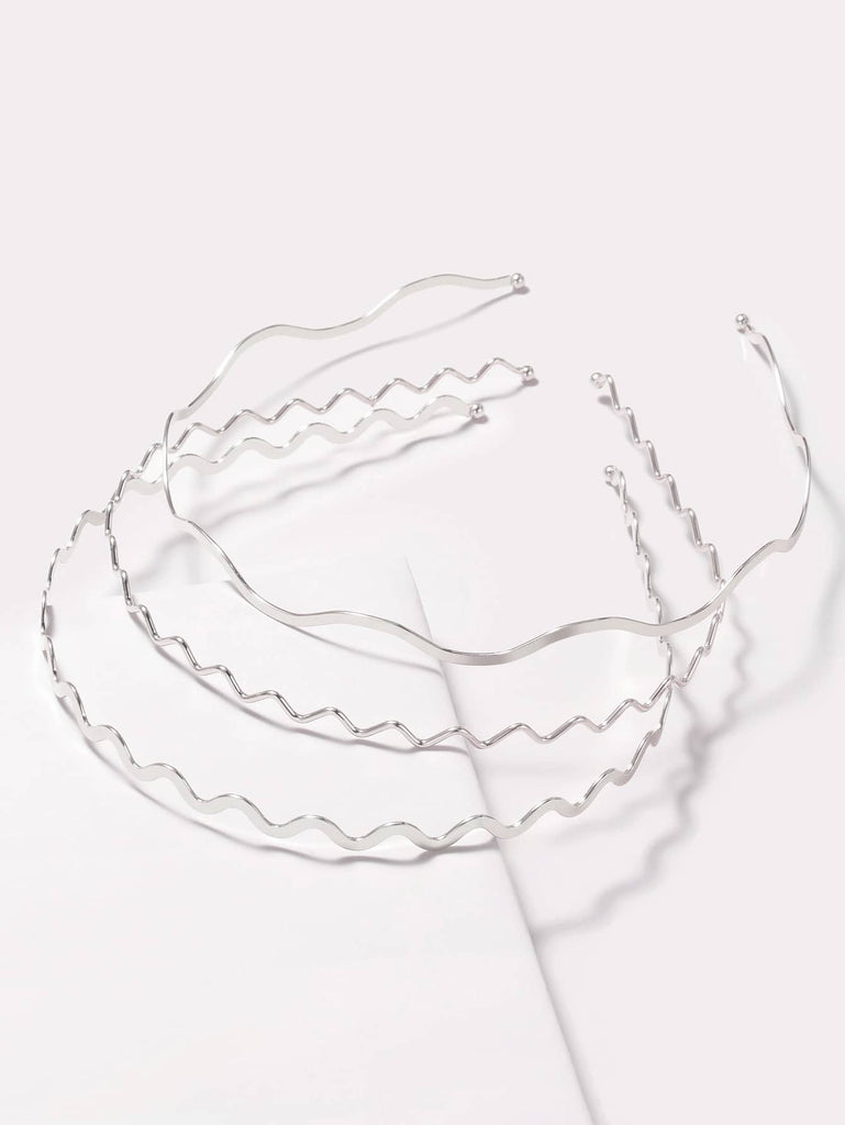 KAILIN Headband Set - Silver-Hair Headband- Boheme Junction